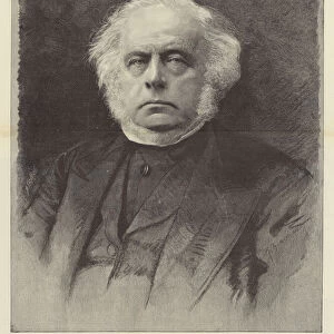 The late Right Honourable John Bright, MP (engraving)