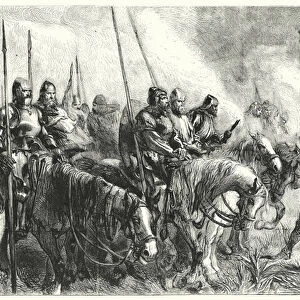Le Soir de la Bataille d Azincourt (engraving)