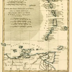 The Lesser Antilles or the Windward Islands, with the Eastern part of the Leeward Islands