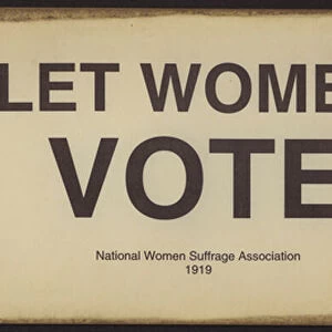 Let Women Vote (litho)
