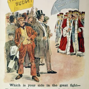 Liberal Party Poster for the British General Election of January 1910 (colour litho)