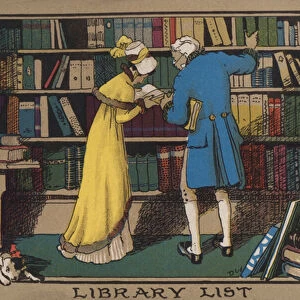 Library List (colour litho)