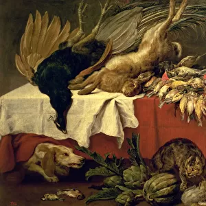 Still Life with Game and Lobster, c. 1610