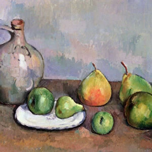 Still Life with Pitcher and Fruit, 1885-87 (oil on canvas)