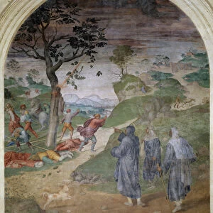 Life of St. Philip Benizi : the punishment of sinners (Fresco, 1509-1510)