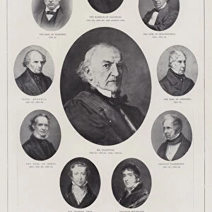 The Life of William Ewart Gladstone, the Prime Ministers of Queen Victorias Reign (litho)