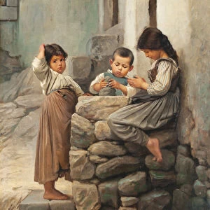 The Little Potters, 1883 (oil on canvas)