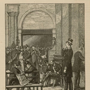 The London Stock Exchange (engraving)