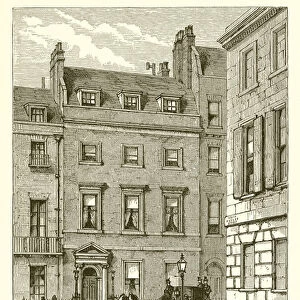 Lord Beaconsfields House, 19, Curzon Street, Mayfair (engraving)