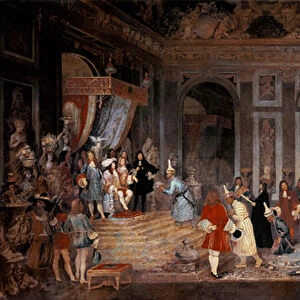 Louis XIV Receiving Ambassadors from Siam at Versailles, c. 1865-67 (oil on canvas)