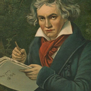 Ludwig van Beethoven (chromolitho)