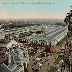 Machinery Halls from Flip-Flap, The Great White City, London (photo)