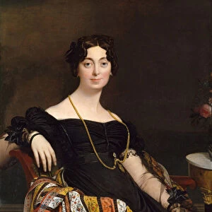 Madame Jacques-Louis Leblanc, 1823 (oil on canvas)