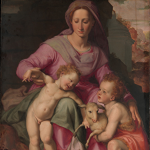 Madonna and Child with the Infant Saint John the Baptist, c. 1572 (oil on wood)