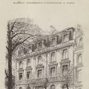 Maison, Avenue Kleber (engraving)