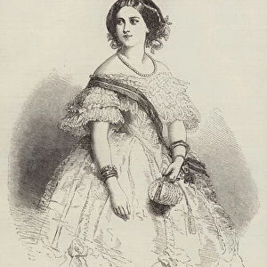 Her Majesty the Queen of Portugal (engraving)