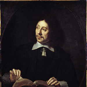 Man portrait. Painting by Philippe de Champaigne (1602-1674) ec. Flam. 1648. Dim: 0