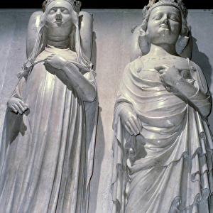 The marble deposits of Queen Joan of Evreux (1307-1371) and King Charles IV Le Bel