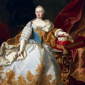 Maria Theresa, Empress of Austria, 1744 (oil on canvas)