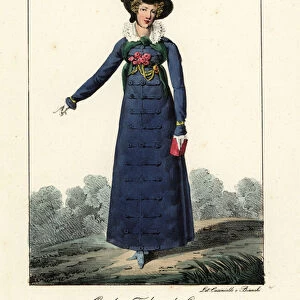 Marie-Caroline of Bourbon-Two Sicilies, Duchess of Berry. 1825 (lithograph)