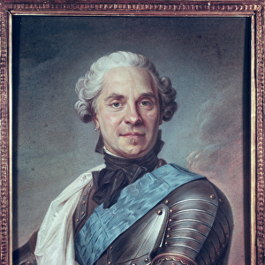 Marshal Maurice de Saxe (1696-1750) (pastel on paper)