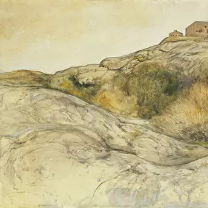Marstrand Castle; Marstrands Fastning, 1893 (charcoal, pen and black ink