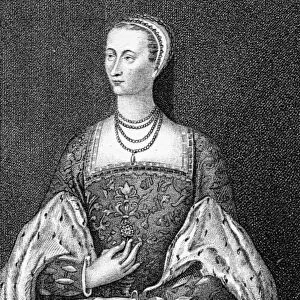 Mary of Guise, illustration from Iconographia Scotia, or Portraits of Illustrious