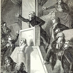 Meeting of the National Assembly, 1791 (engraving)