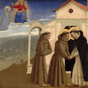 Meeting of Saint Francis and Saint Dominic (Scenes from the life of Saint Francis of