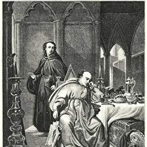 Melancthons First Misgiving of the Church of Rome (engraving)