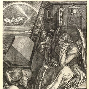 Melenconia I, 1514 (Burin engraving)