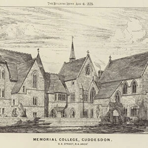 Memorial College, Cuddesdon (engraving)