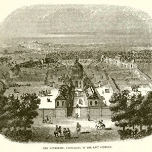 The Menagerie, Versailles, in the Last Century (engraving)