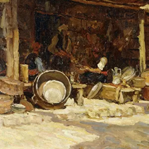 Metalworkers, Sarajevo, Bosnia, 1902 (oil on canvas)