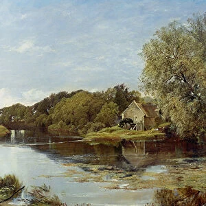 At Milton Mill, on the River Irvine, 1855