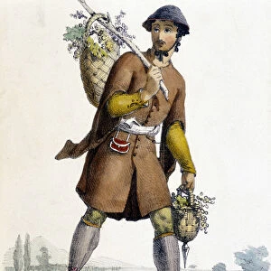 Mingrelien, grape dealer in Russia in the 19th century