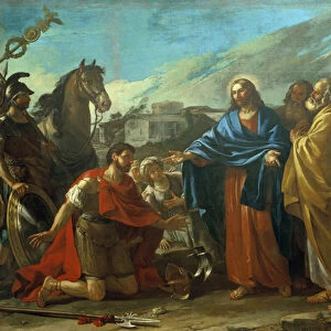 Miracles of Christ: "The centurion at the feet of Christ"