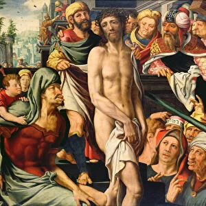 The Mocking of Christ (oil on panel)