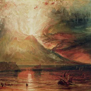 Mount Vesuvius in Eruption, 1817 (w / c on paper)