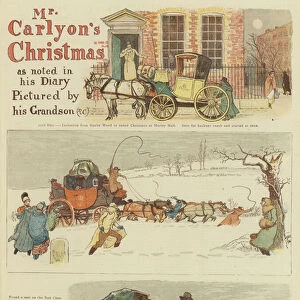 Mr Carlyons Christmas (chromolitho)