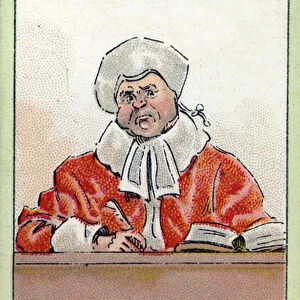 Mr. Justice Stareleigh, from The Pickwick Papers by Charles Dickens