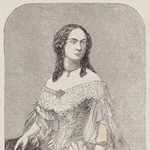 Mrs Charles Young as "Julia, "in the "Hunchback"(engraving)