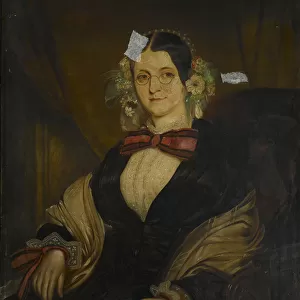 Mrs Wiliam Bate, wife of Dr. William Bate Junior, c. 1854 (oil on canvas)