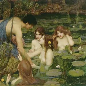 John William Waterhouse - Hylas and the Nymphs Print (1896) John William Waterhouse - Hylas and the Nymphs Print (1896)