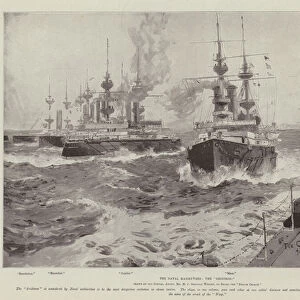 The Naval Manoeuvres, the "Gridiron"(litho)