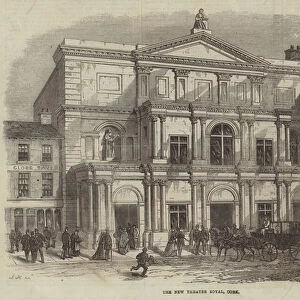 The New Theatre Royal, Cork (engraving)