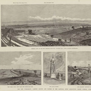 The New Wimbledon, Camping Ground and Ranges of the National Rifle Association, Bisley Common, Surrey (engraving)