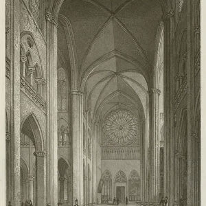 Notre Dame Cathedral, View of the South Transept (engraving)
