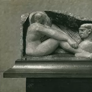 Odalisque (Man and Woman) 1912-13 (alabaster)