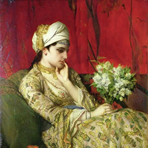 The Odalisque (oil on canvas laid down on board)
